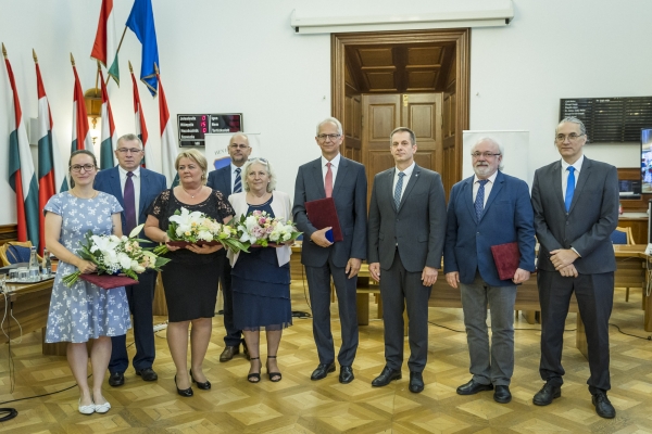 Kitüntetések átadása a Megyeházán 2022. 06. 17.