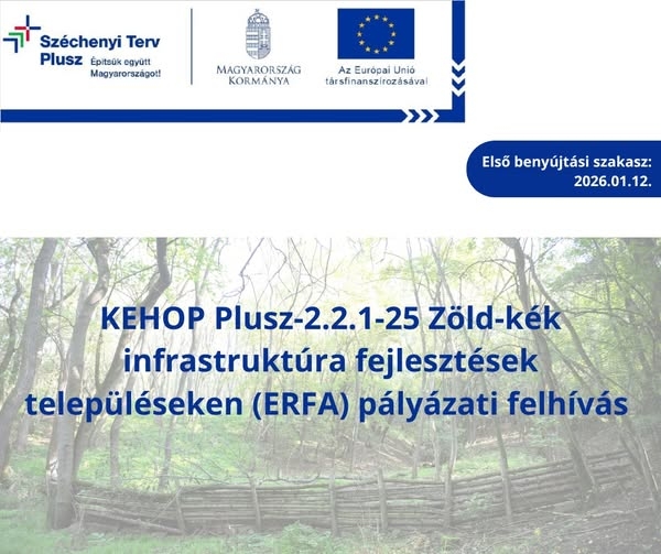 Önkormányzatoknak lehetősége nyílik települési vízgazdálkodási problémák megoldására vissza nem térítendő támogatás segítségével
